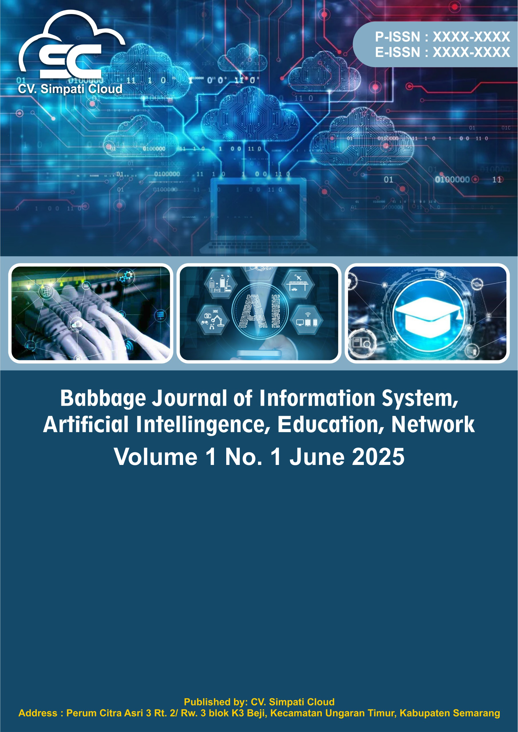 					View Vol. 1 No. 1 (2025): June: Babbage Journal of Information System, Artificial Intellingence, Education, Network
				
